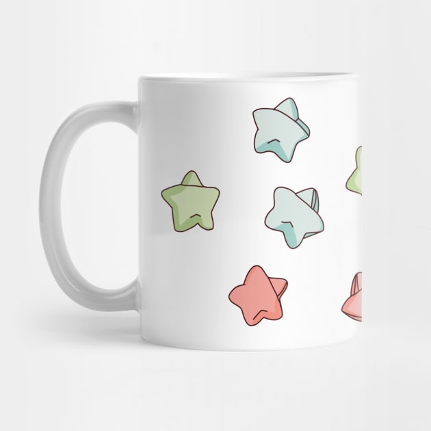 lucky paper stars by goblinbabe